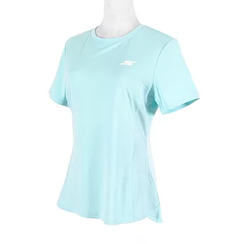 Skechers Shirts [P221W001-00ZW] 女 T恤 短袖 棉質 舒適 吸溼 排汗 透氣 水藍 S 藍