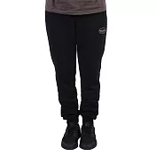 Skechers [L321W091-0018] 女 棉長褲 抽繩 健身 健走 日常 休閒 穿搭 舒適 素面 黑 M 黑