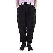 Skechers [L221W012-0018] 女 長褲 運動 休閒 輕薄 舒適 縮口 附腰帶 黑 M 黑