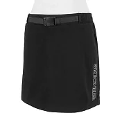 Skechers [L221W019-0018] 女 短褲 運動 休閒 舒適 棉質 復古 輕薄 黑 L 黑