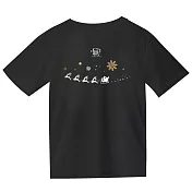 排汗短袖 T-shirt 聖誕老人(背面) S 黑色【受託代銷】