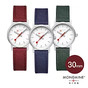 MONDAINE 瑞士國鐵 Classic經典腕錶 莓果紅