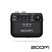 ZOOM F2-BT 微型錄音機+領夾麥克風套組(黑/藍芽版)