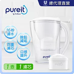 【Unilever 聯合利華】PX3000超淨濾水壺2.5L(內含濾芯1入)