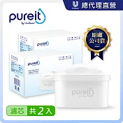 【Unilever 聯合利華】PX3000超淨濾水壺2.5L專用濾芯(2入組)