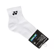 Yonex [14628TR-011] 中筒襪 羽球襪 比賽指定 抗菌材質 環狀壓力 加厚 25-28cm 白 FREE 白