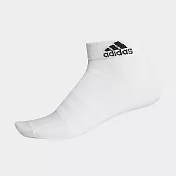 Adidas Light Ank 1pp [DZ9405] 腳踝襪 足弓支撐 運動 休閒 訓練 舒適 白 M 白/黑