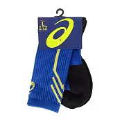 Asics Socks [Z32008-45] 中統襪 球類 運動 足弓緊束 腳底加厚 耐磨 透氣 藍黑 S 藍/黑