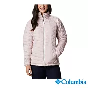 Columbia 哥倫比亞 女款-防潑水保暖立領外套 UWK14980 S 美規 粉紅