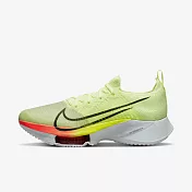 Nike Air Zoom Tempo Next% FK [CI9923-700] 男 慢跑鞋 運動 緩震 針織 螢黃 25cm 螢黃/黑