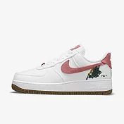 Nike Wmns Air Force 1 07 Se [CZ0269-101] 女鞋 運動 休閒 植物刺繡 白 玫瑰粉 23cm 白/粉紅