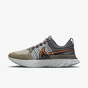 Nike React Infinity Run FK 2 MFS [DC4577-001] 男 慢跑鞋 運動 緩震 棕橘 27.5cm 棕/橘