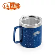 【美國GSI】不鏽鋼真空露營杯-444ml雪花藍