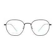 【大學眼鏡-配到好】韓版簡約流行黑光學眼鏡 HY66005C21 黑