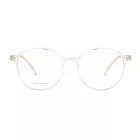 【大學眼鏡-配到好】韓版簡約流行透明光學眼鏡 HY66101C2 透明