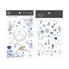 【Print-On Stickers】| 春季系列 no.181-雪融大地 | 手帳貼紙