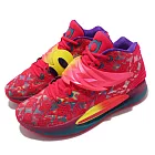 Nike 籃球鞋 KD14 EP 運動 男鞋 明星款 藝術家聯名 氣墊 避震 包覆 紅 彩 DO6902600