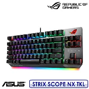 ASUS 華碩 ROG STRIX SCOPE NX TKL 機械式鍵盤 茶軸