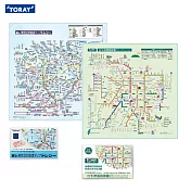 日本東麗TORAY 台北+東京捷運路網圖拭淨布 超值組合 總代理貨品質保證