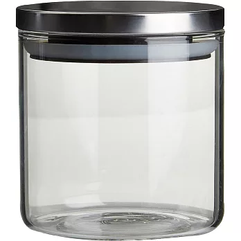 《Premier》玻璃密封罐(亮銀550ml)