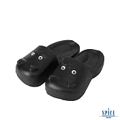 【SPICE】日本 貓咪造型包腳趾兒童拖鞋(約20cm)- 黑色
