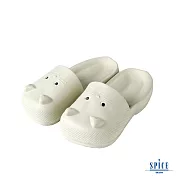 【SPICE】日本 貓咪造型包腳趾兒童拖鞋(約20cm)- 白色