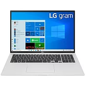 【LG 樂金】Gram Z90P 最新11代17吋輕薄筆電-銀色(i7-1165G7/16G/1TB NVMe/WIN11)