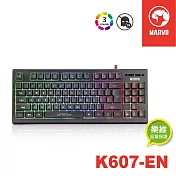 K607魔蠍87鍵幻彩電競鍵盤 英文