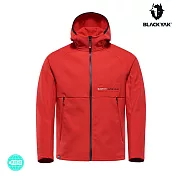 【BLACKYAK】男 BRUSH保暖外套(紅色)-秋冬 保暖 禦寒風 連帽外套 |BYAB2MJ20304 M 紅色