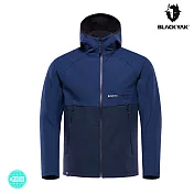 【BLACKYAK】男 BRUSH保暖外套(藍色)-秋冬 保暖 禦寒風 連帽外套 |BYAB2MJ20354 M 藍色