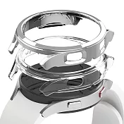 Rearth Ringke 三星 Galaxy Watch 4 (40mm) 手錶輕薄保護殼 1透1銀