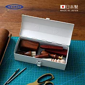 【日本TOYO】Y-20 COBAKO日製提把式鋼製單層工具箱- 雪白