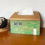 HiPEPPER簡約面紙盒-綠色小屋