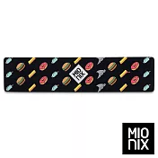 【MIONIX】Long Pad Black 多功能腕墊滑鼠長墊 (漢堡黑) 台灣總代理緯思創公司貨