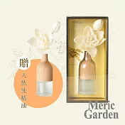 【Meric Garden】滿室幽香祕密花園木質磨砂玻璃瓶擴香組30ml
