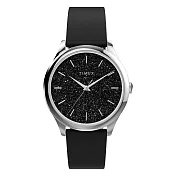 【TIMEX】天美時 風格系列 閃耀手錶 (黑x銀 TXTW2V01100)