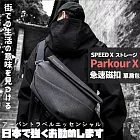 【Parkour X】瞬吸磁扣都市旅行快走側肩包 (防盜包 背包)  暗夜伯爵