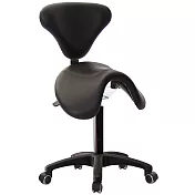 GXG 大馬鞍 工作椅 加椅背 (塑膠腳/防刮輪) TW-81T4 EX 請備註規格