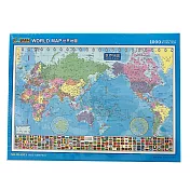 【台製拼圖】01-003 世界地圖world map (1000片)