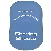 《TRAVELON》刮鬍旅用皂紙(藍)