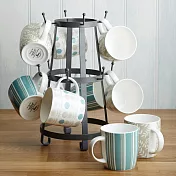 《KitchenCraft》鑄鐵掛式杯架(10杯) | 馬克杯 咖啡杯 茶杯 收納架