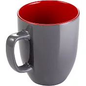 《TESCOMA》Crema雙色馬克杯(灰紅290ml) | 水杯 茶杯 咖啡杯