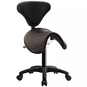 GXG 大馬鞍 工作椅加椅背/ 可前傾(塑膠腳) TW-81T6 E 請備註規格