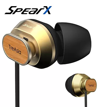 【出清品】SpearX T+S O1全音域留聲耳機 金色