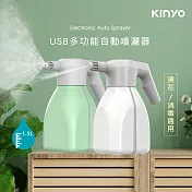 【KINYO】1.5L自動噴灑壺|噴霧器|澆花器|消毒噴壺|噴霧壺|噴灑器 KFD-1811 綠色