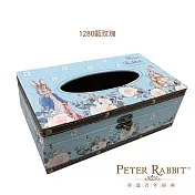 【PETER RABBIT比得兔】復古風情面紙盒 藍玫瑰
