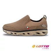 【LOTTO】義大利 男 EASY FLOW3風動健步鞋- 25.5cm 咖啡