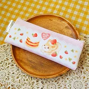 Sunny Bag x 緹拉兔 草莓系列 筆袋-甜蜜兔