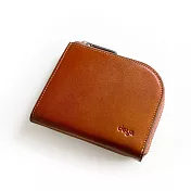 【deya】義式經典真皮RFID防盜零錢包 棕色