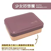 【DR.Story】創新設計超便攜飲食控管211 餐盤便當盒-1250ML (211餐盤 減脂便當盒) 少女好想瘦